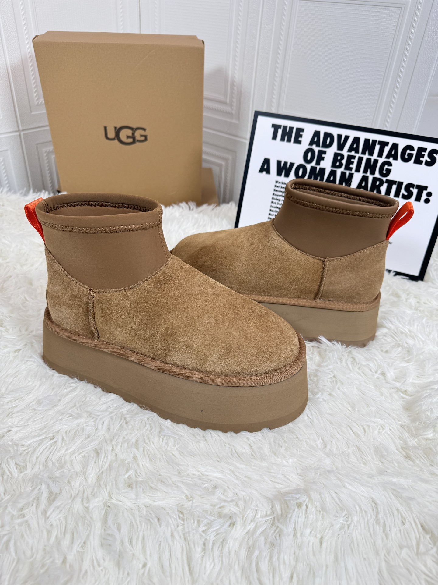 ugg sheepskin all-in-one snow boots