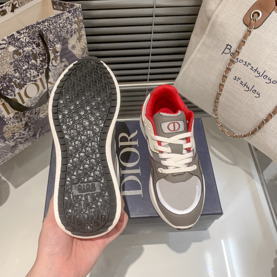 Dior new fluorescent sneakers casual shoes