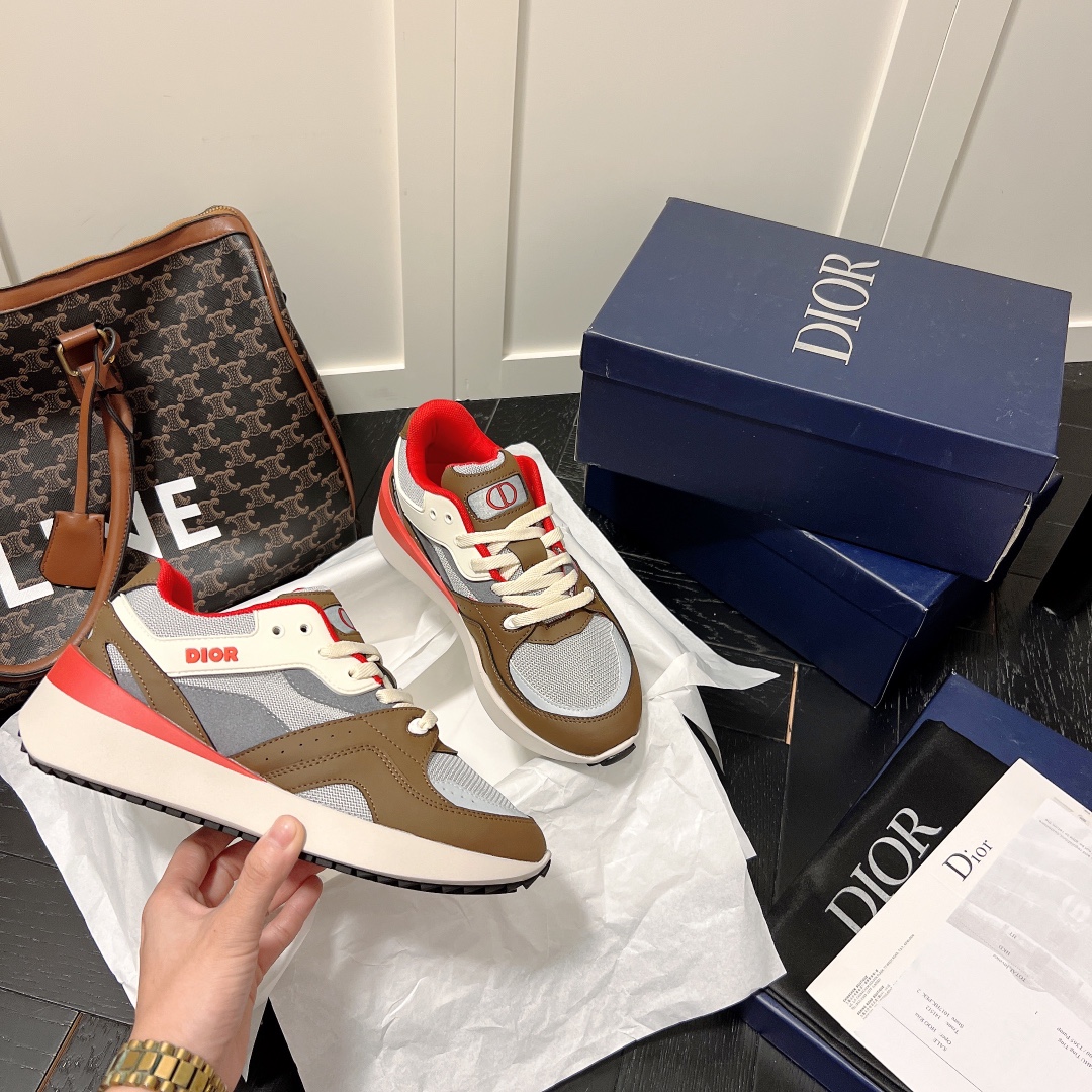 Dior B29 women sneakers thick sole casual shoes