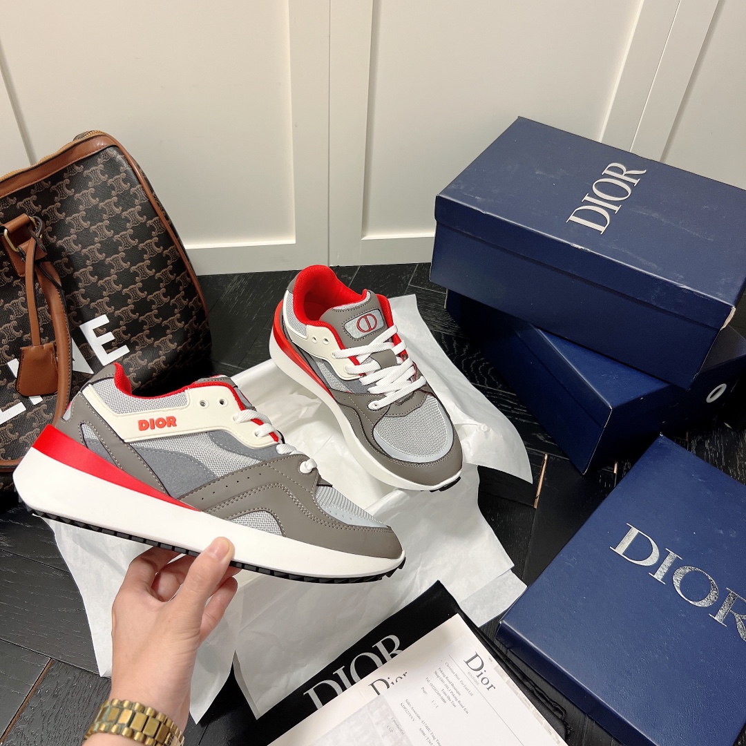 Dior B29 women sneakers thick sole casual shoes