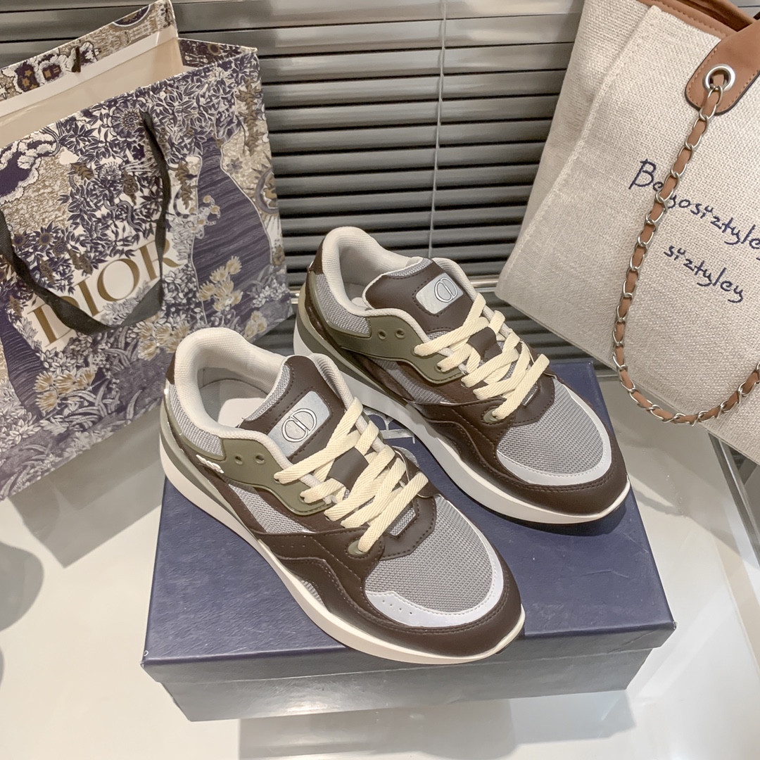 Dior new fluorescent sneakers casual shoes