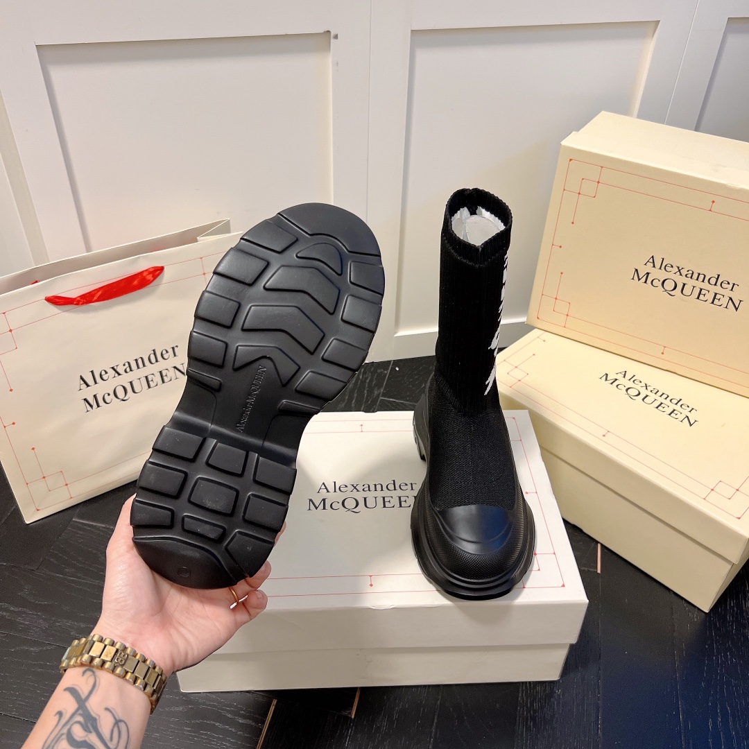 Alexander McQueen women sneakers sock boots