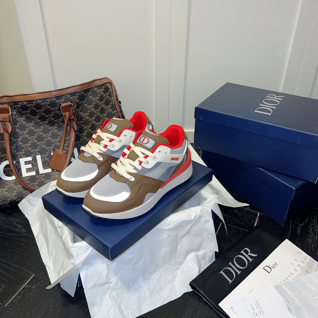 Dior B29 women sneakers thick sole casual shoes