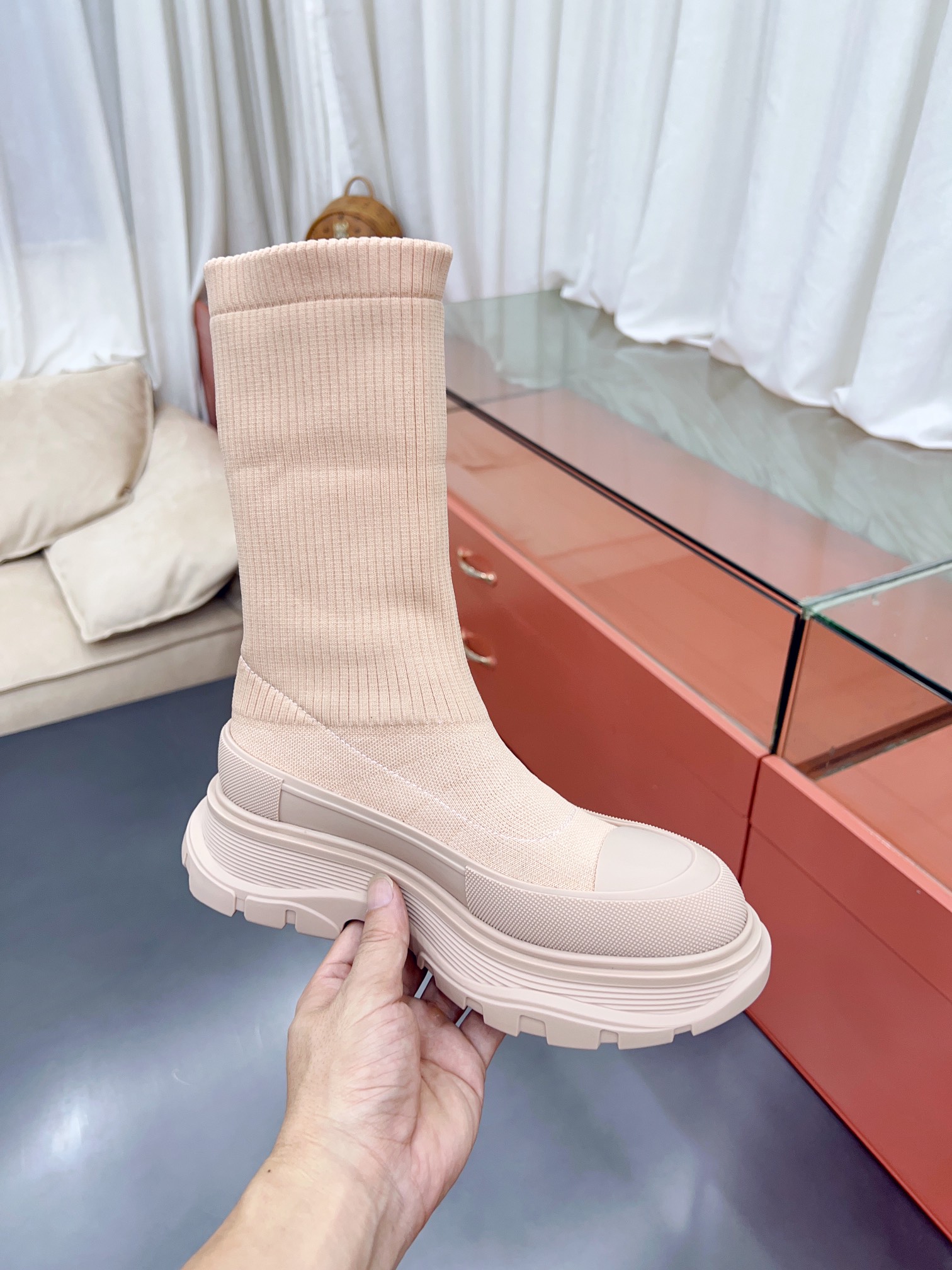 Alexander MCqueen SS New knited socking boots (unisex model)