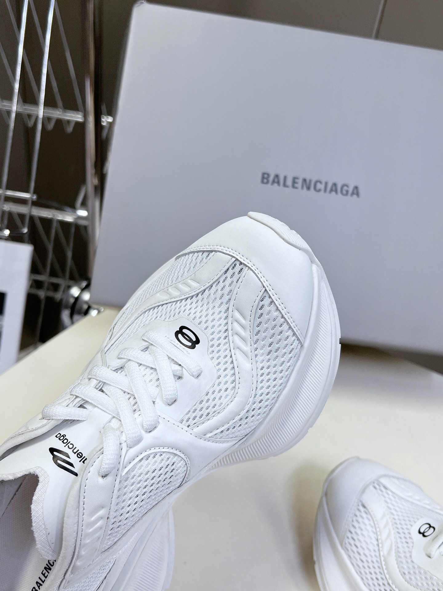 Balenciaga Circuit 12.5 Couple's Thick Sole Casual Sneakers 4.5cm