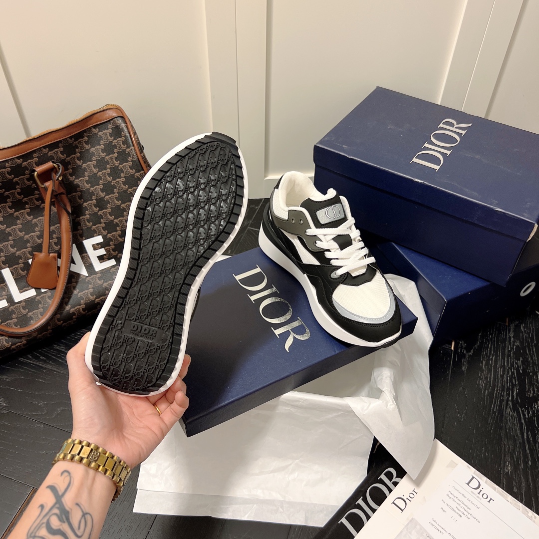 Dior B29 women sneakers thick sole casual shoes