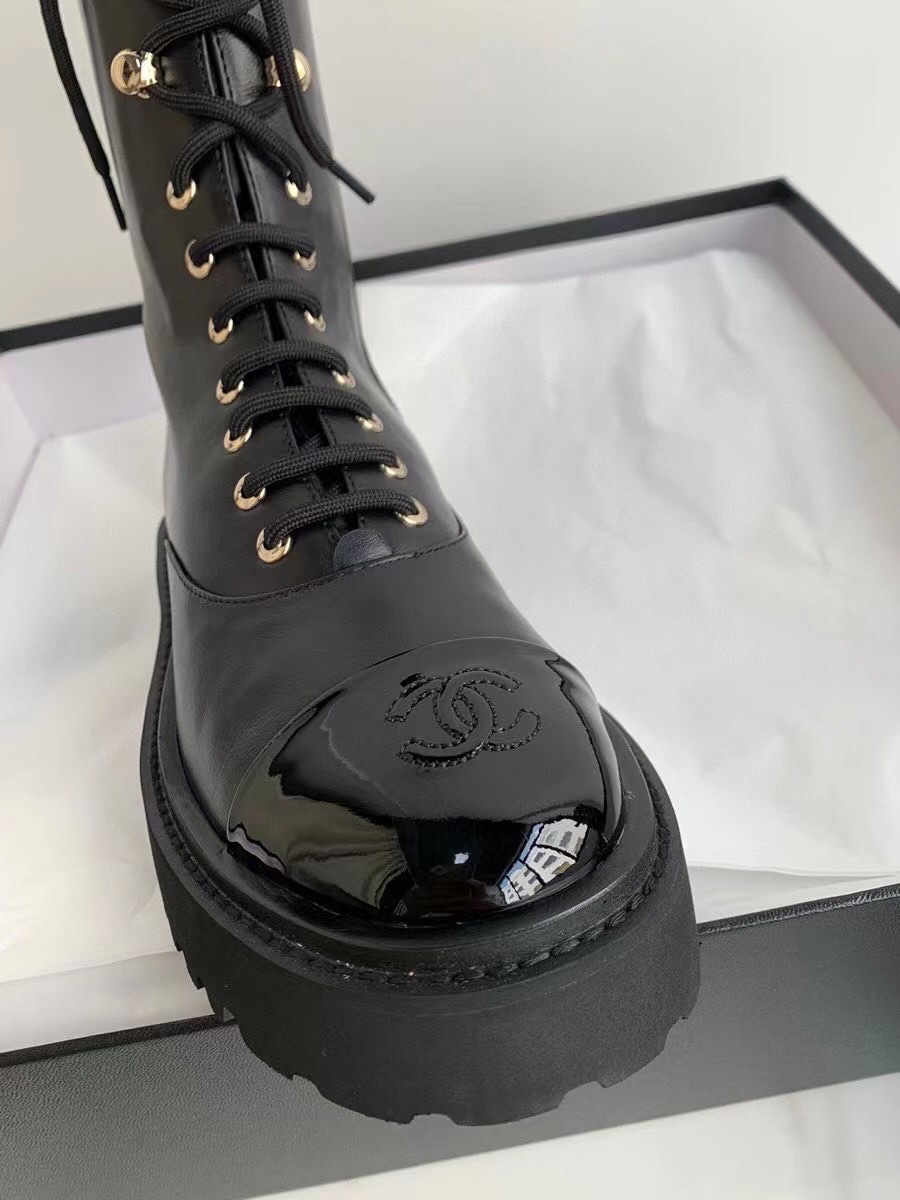 C design motorcycle boots lace-up Martin boots short boots