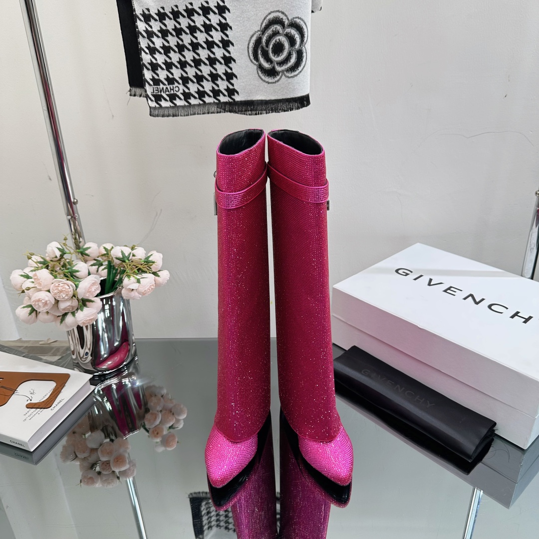 GIvenchy New Trousers Boots high quality rhinestone & metal locker