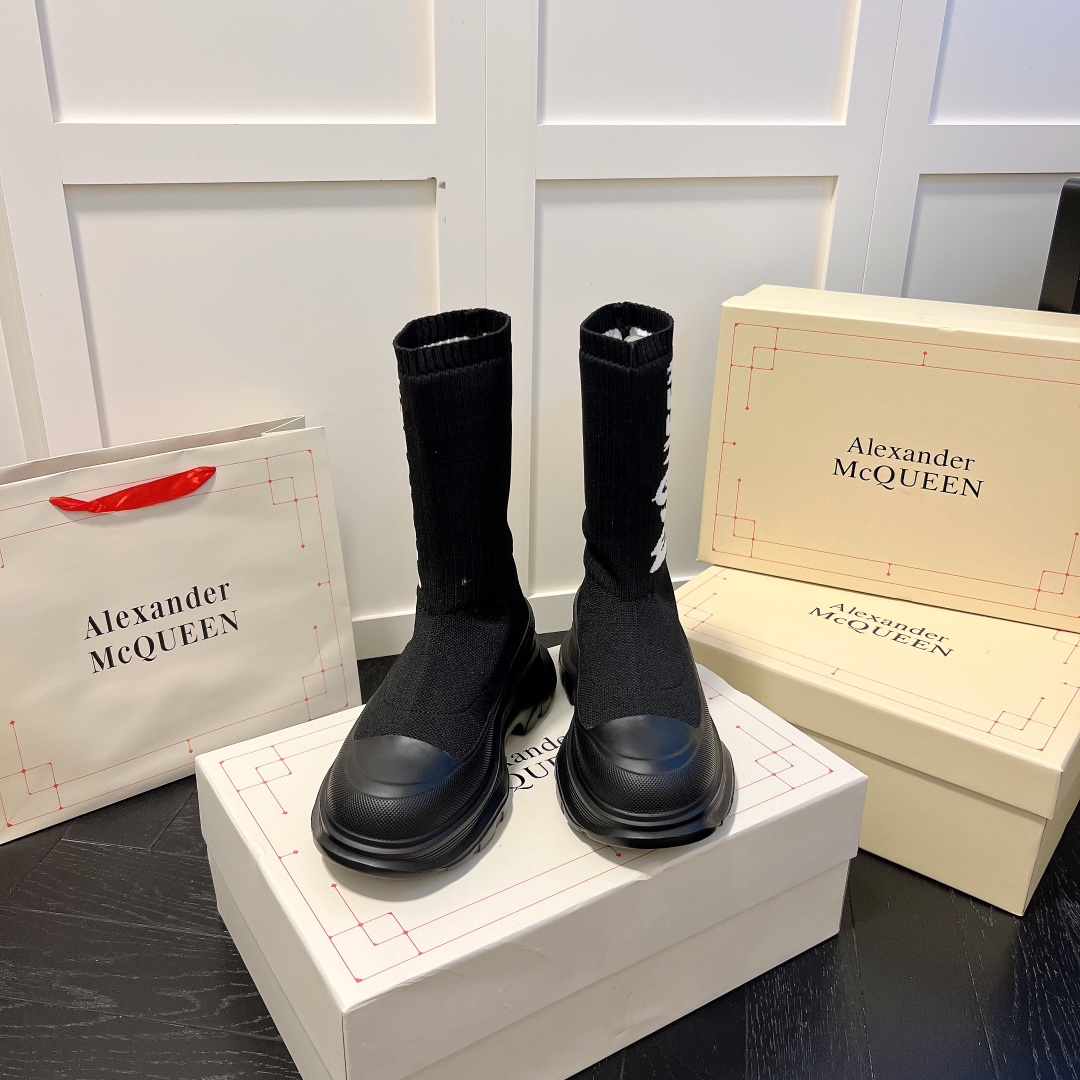 Alexander McQueen women sneakers sock boots