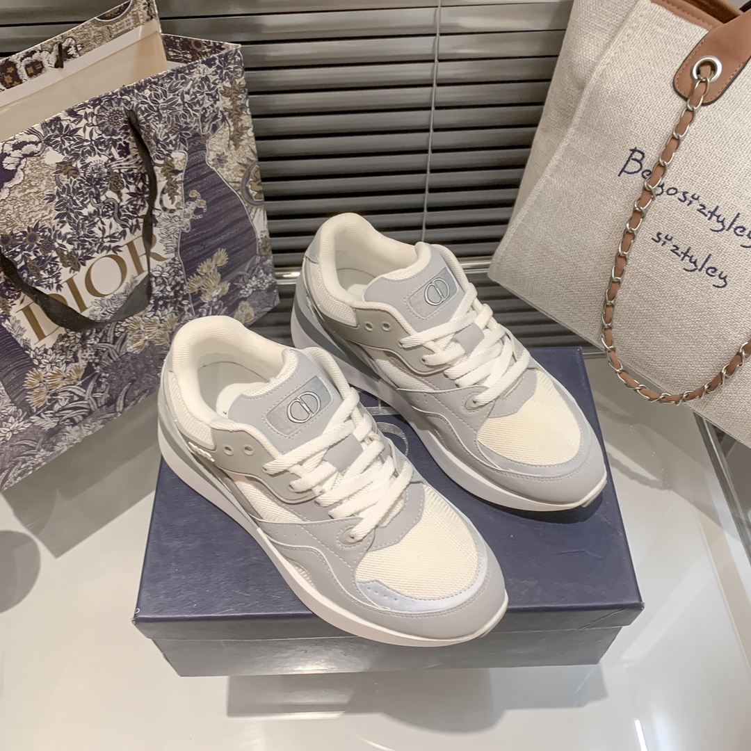 Dior new fluorescent sneakers casual shoes