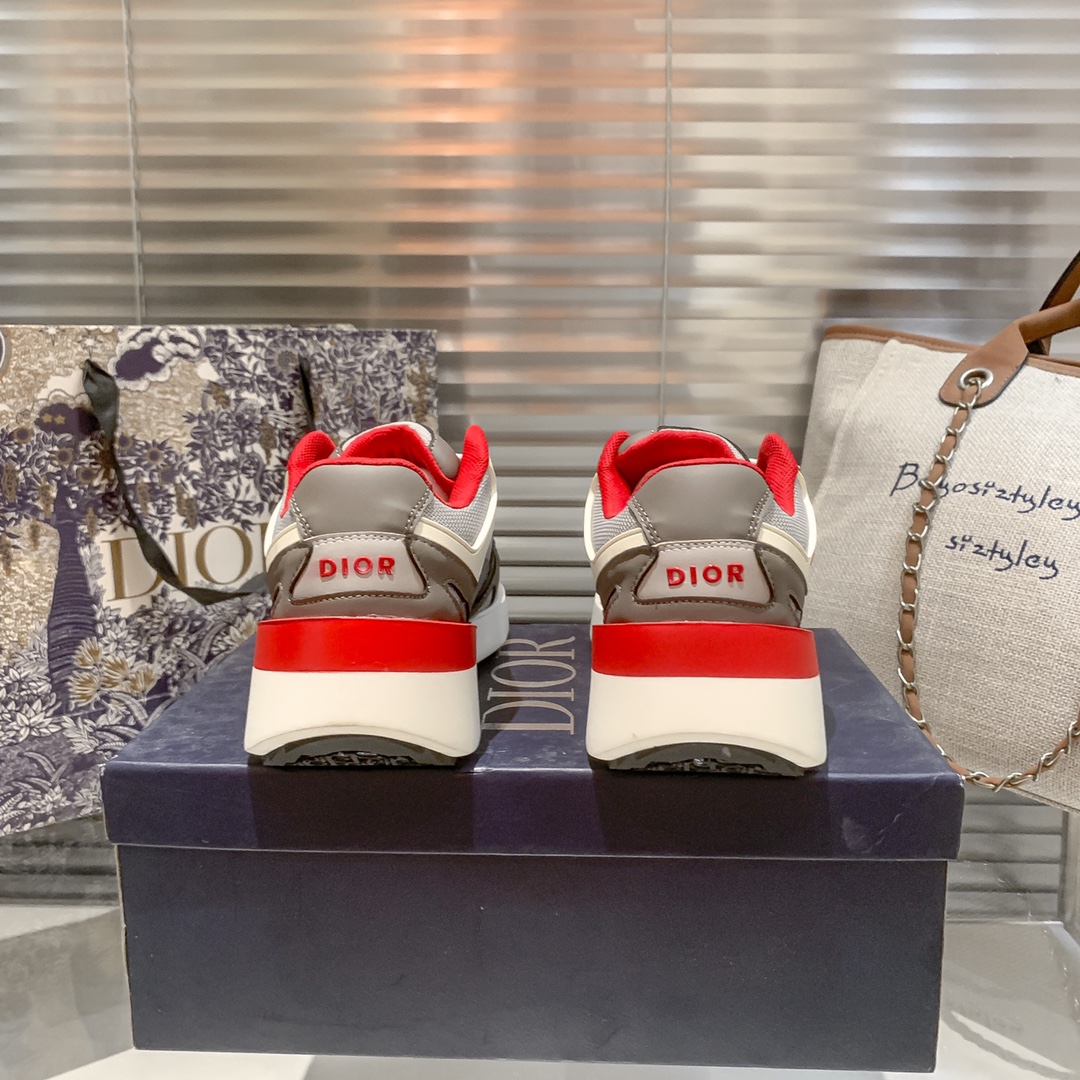 Dior new fluorescent sneakers casual shoes