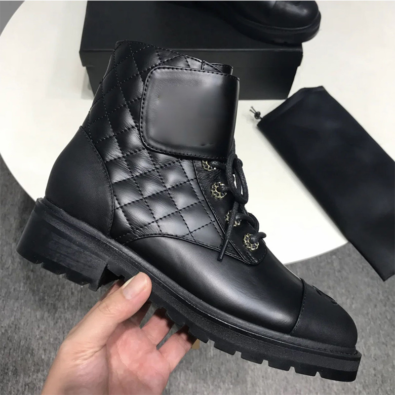 C design  Women Lace-Up Ankles Boots