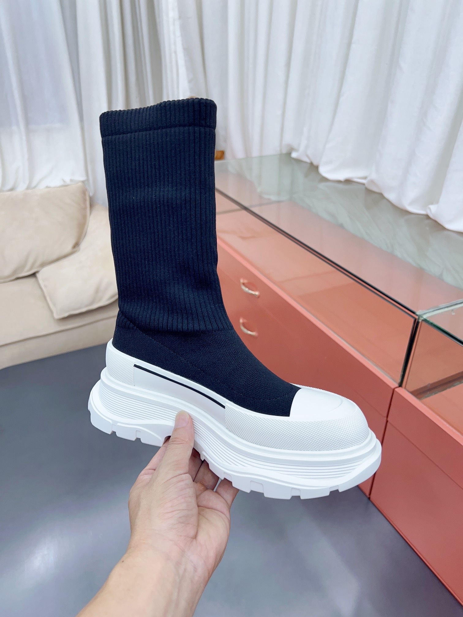 Alexander MCqueen SS New knited socking boots (unisex model)