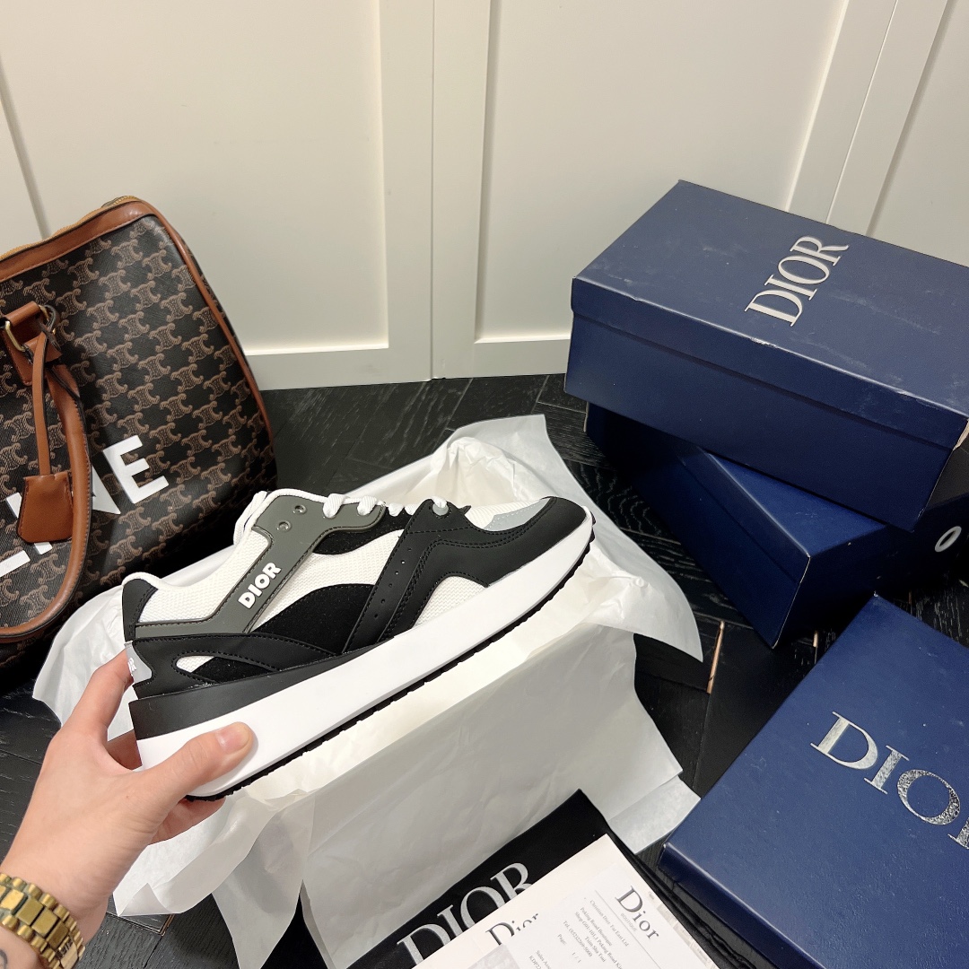 Dior B29 women sneakers thick sole casual shoes