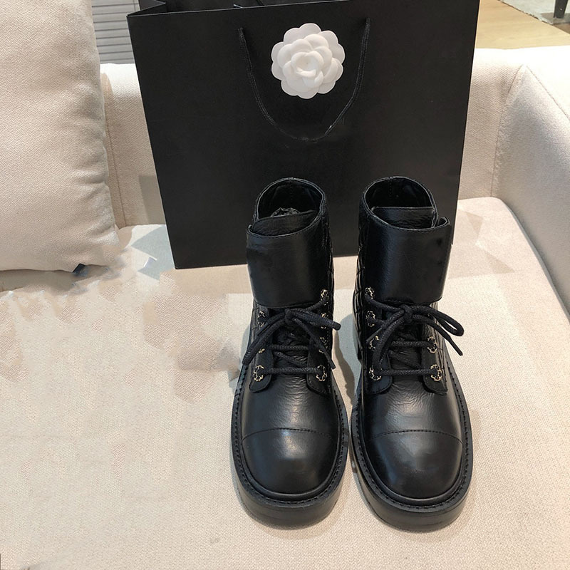 C design  Women Lace-Up Ankles Boots