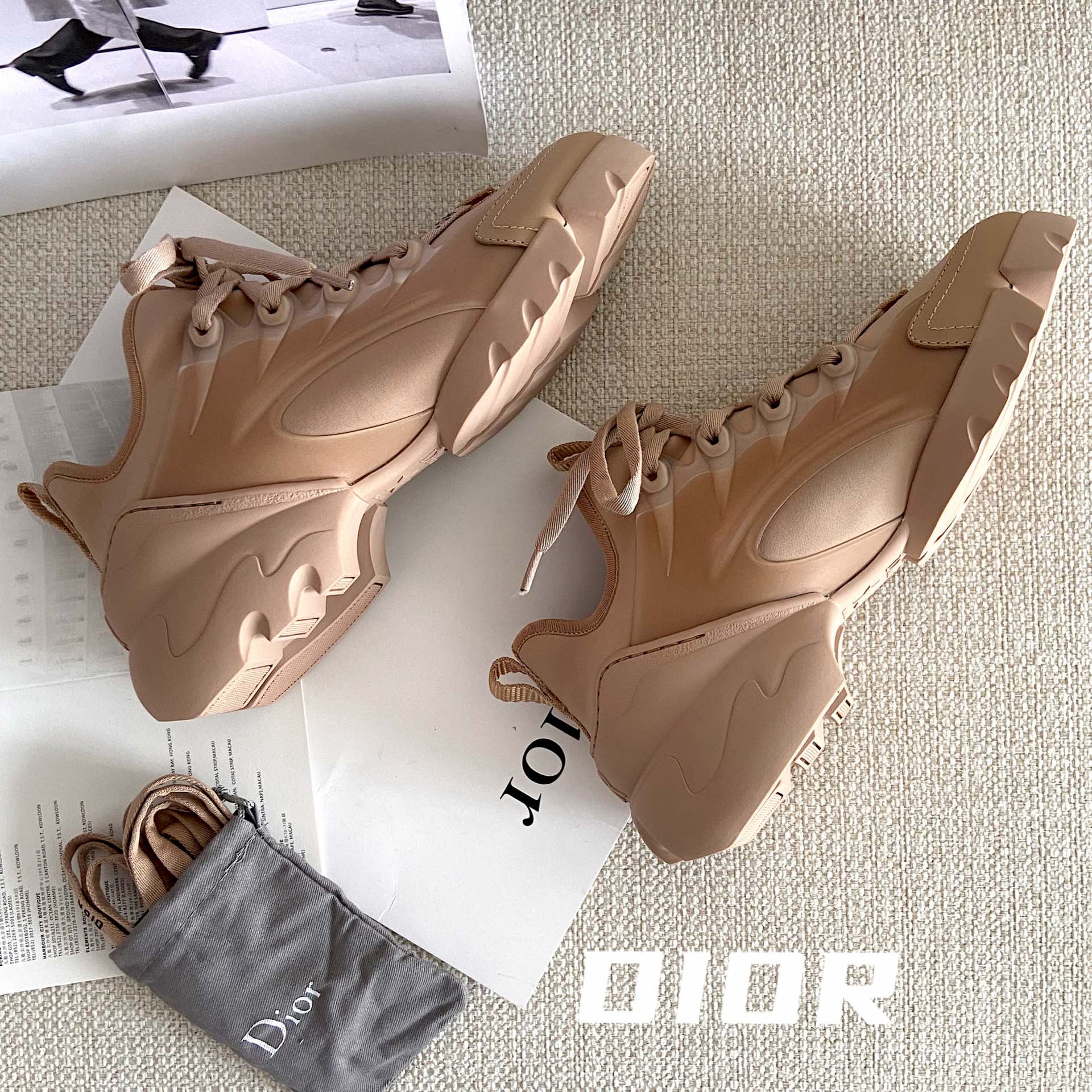 Dior new thick bottom sneakers casual shoes