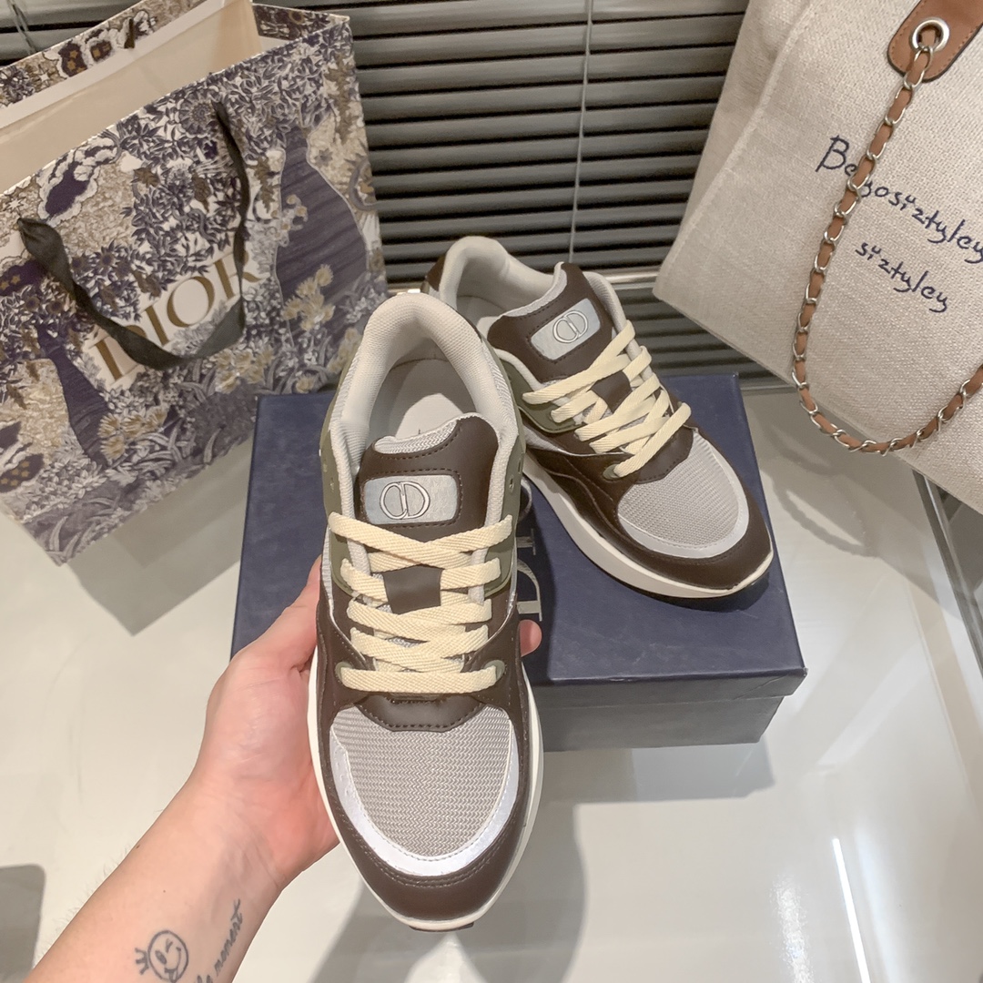 Dior new fluorescent sneakers casual shoes