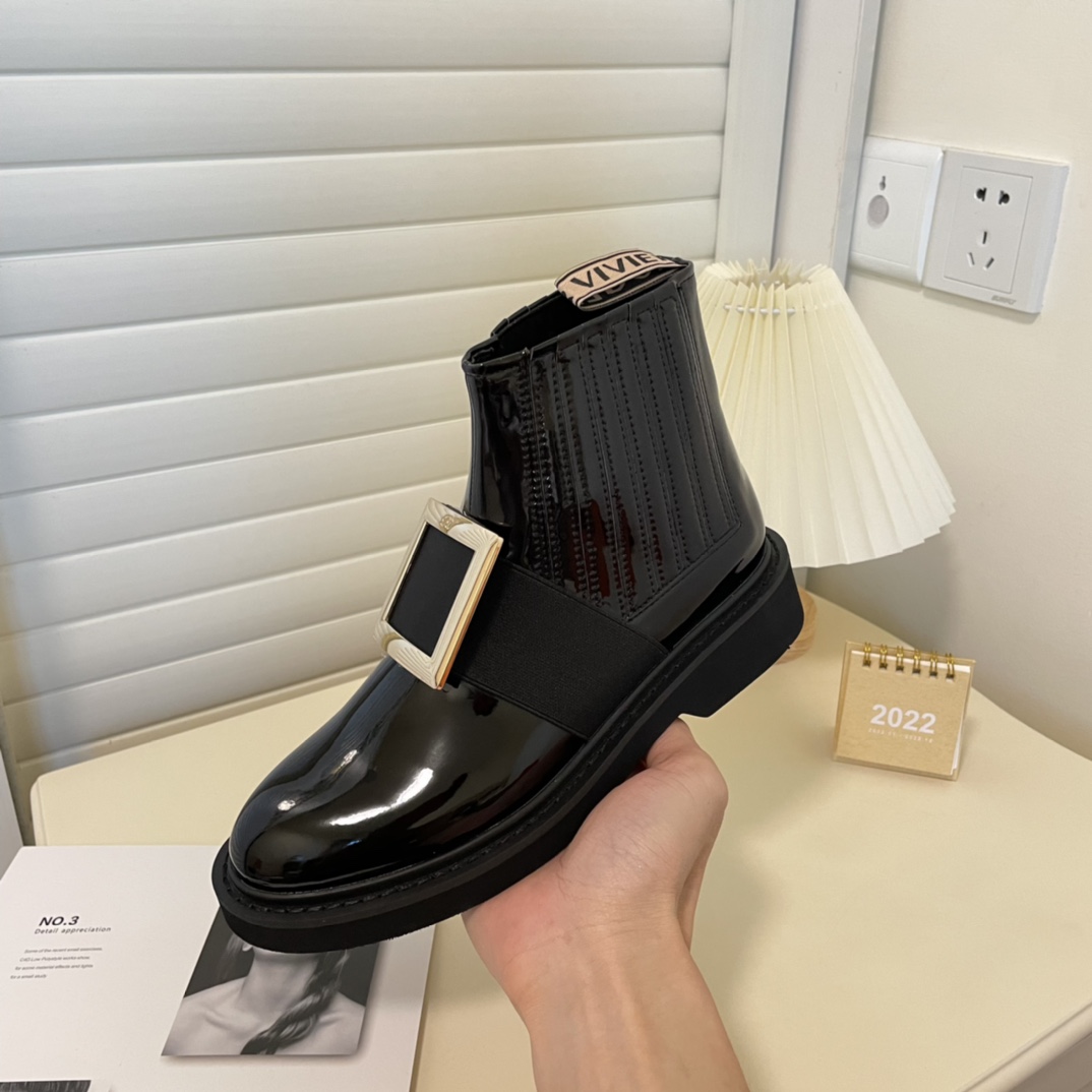 Roger Vivier british style women boots JK street