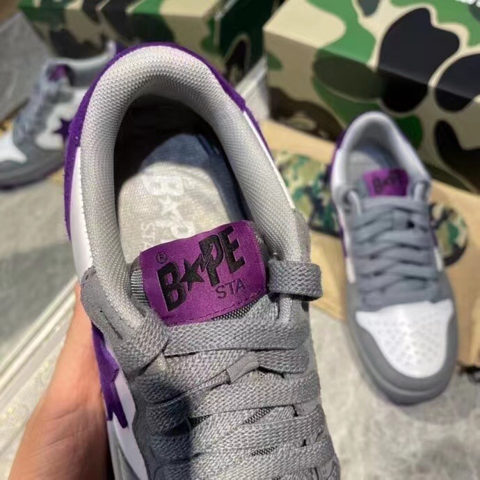 A BATHING APE embroidery Couples Casual Sneakers