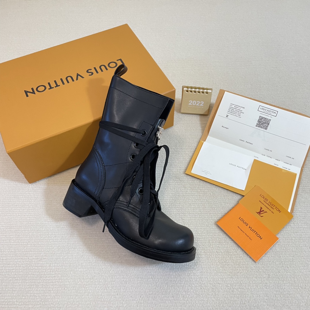 Louis Vuitton Classic lace-up mid-calf boots