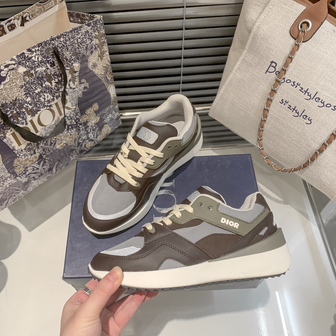 Dior new fluorescent sneakers casual shoes