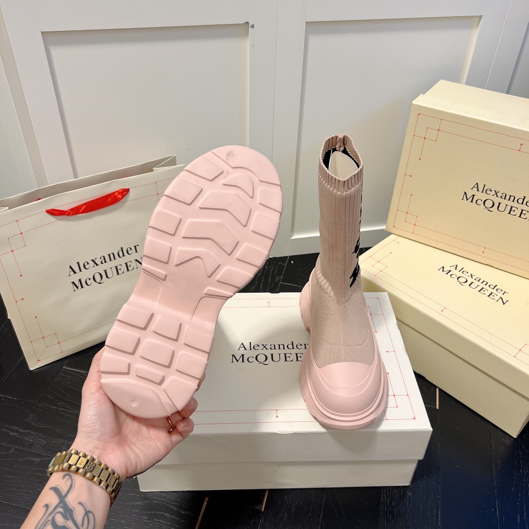 Alexander McQueen women sneakers sock boots