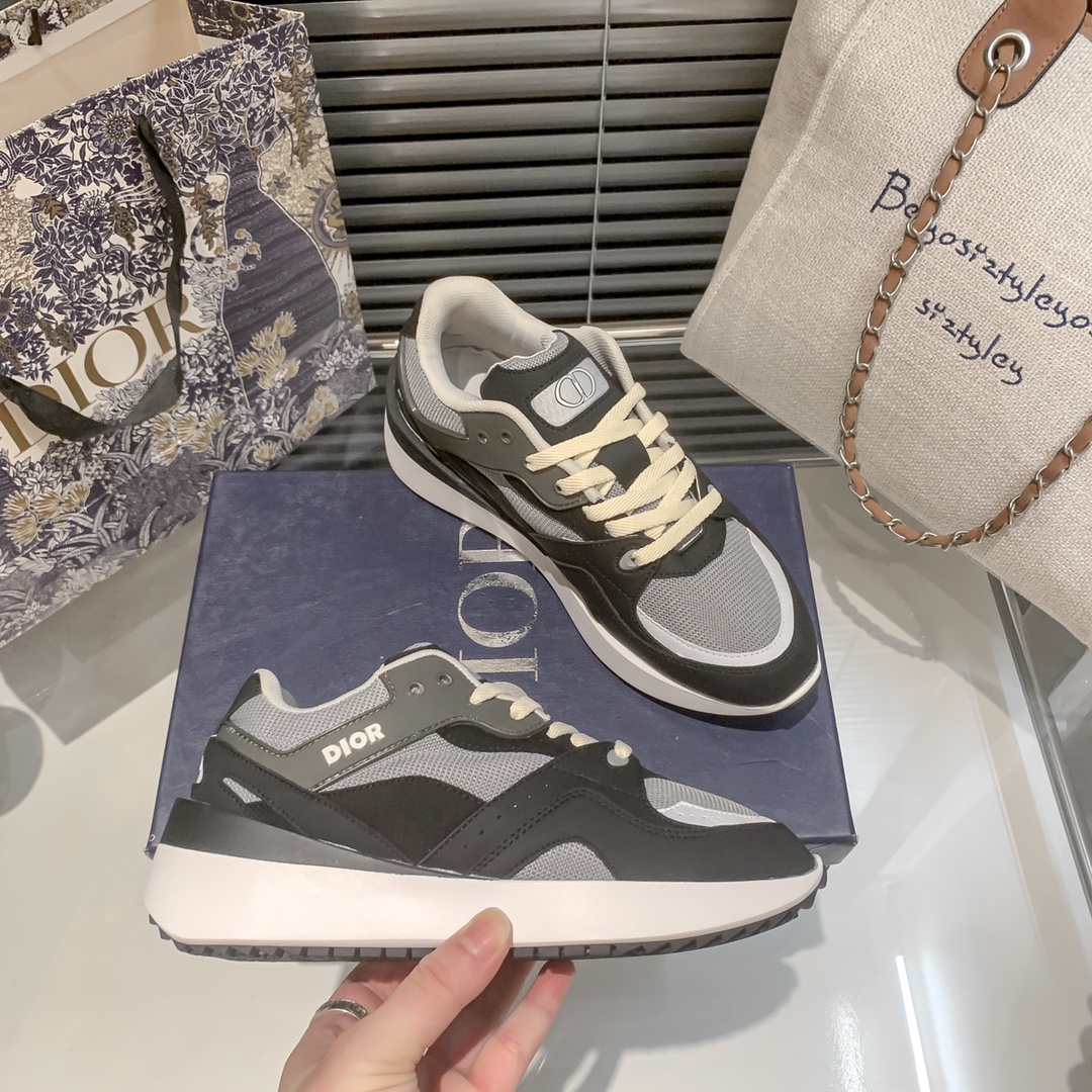 Dior new fluorescent sneakers casual shoes