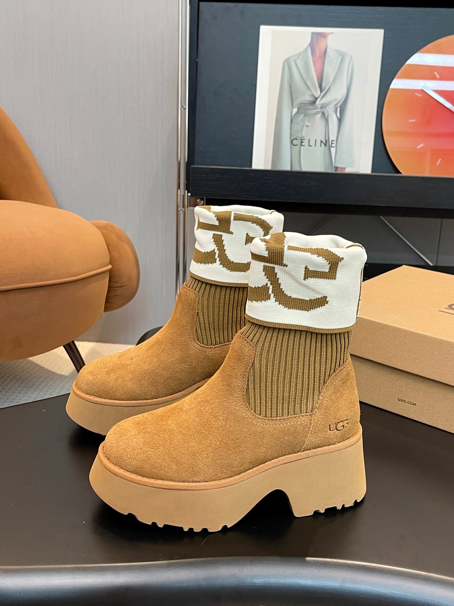 ugg thick sole martin boots woolen boots wool lining