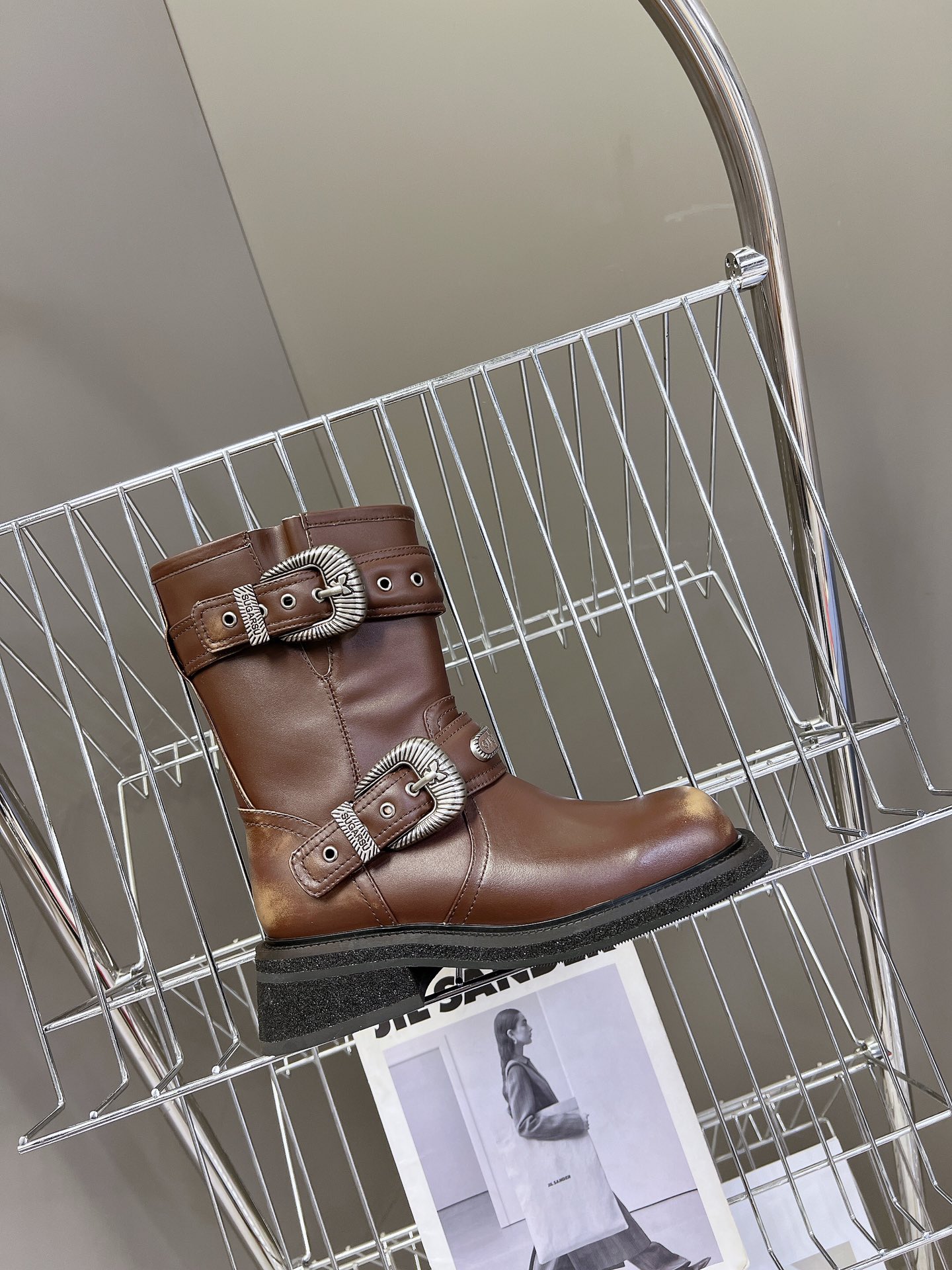 SUGARSU 24 Autumn/Winter Essentials Polished Martin Boots 5cm Heeled