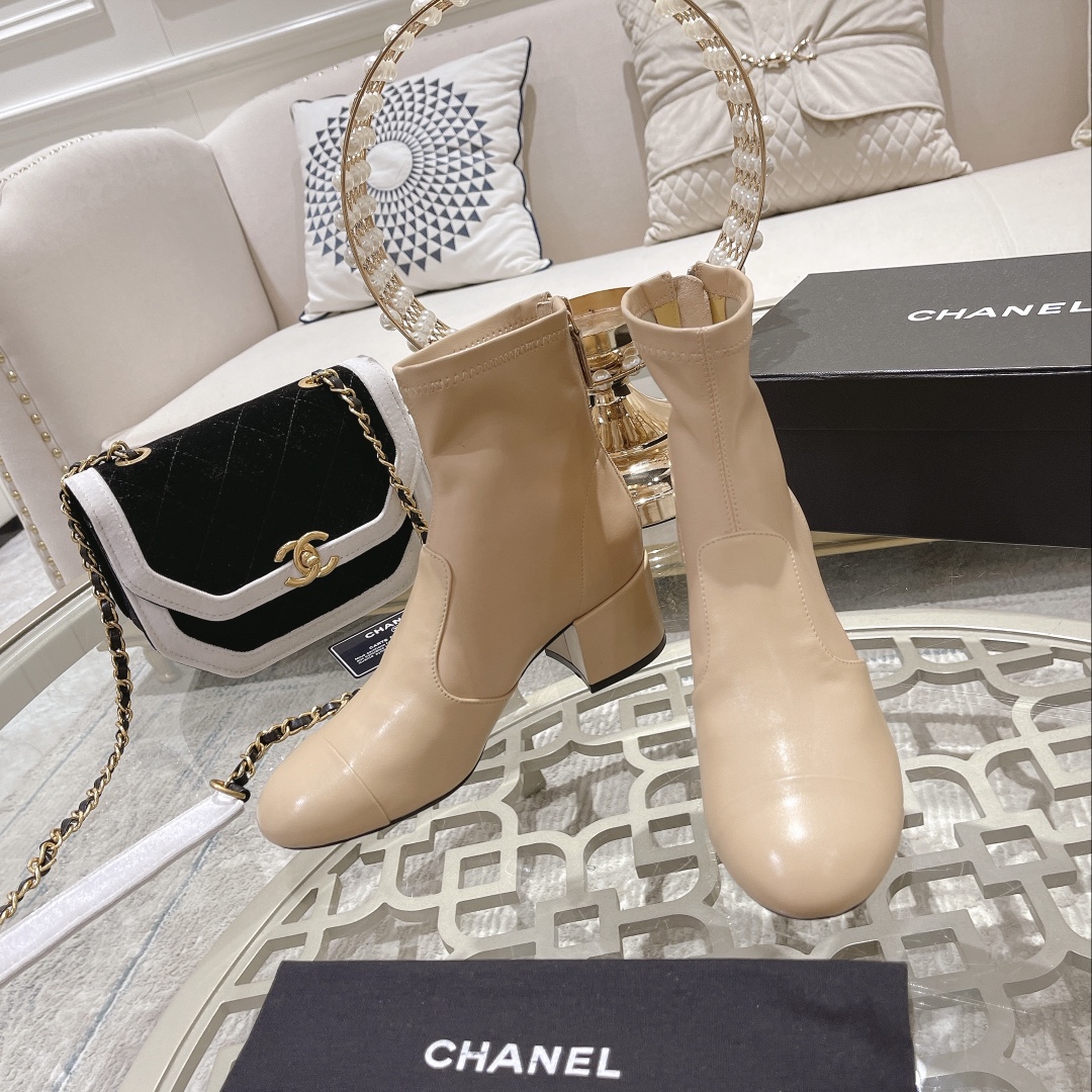 C design  new leather boots