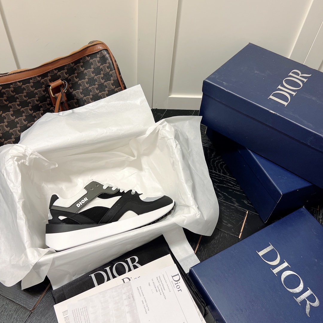 Dior B29 women sneakers thick sole casual shoes