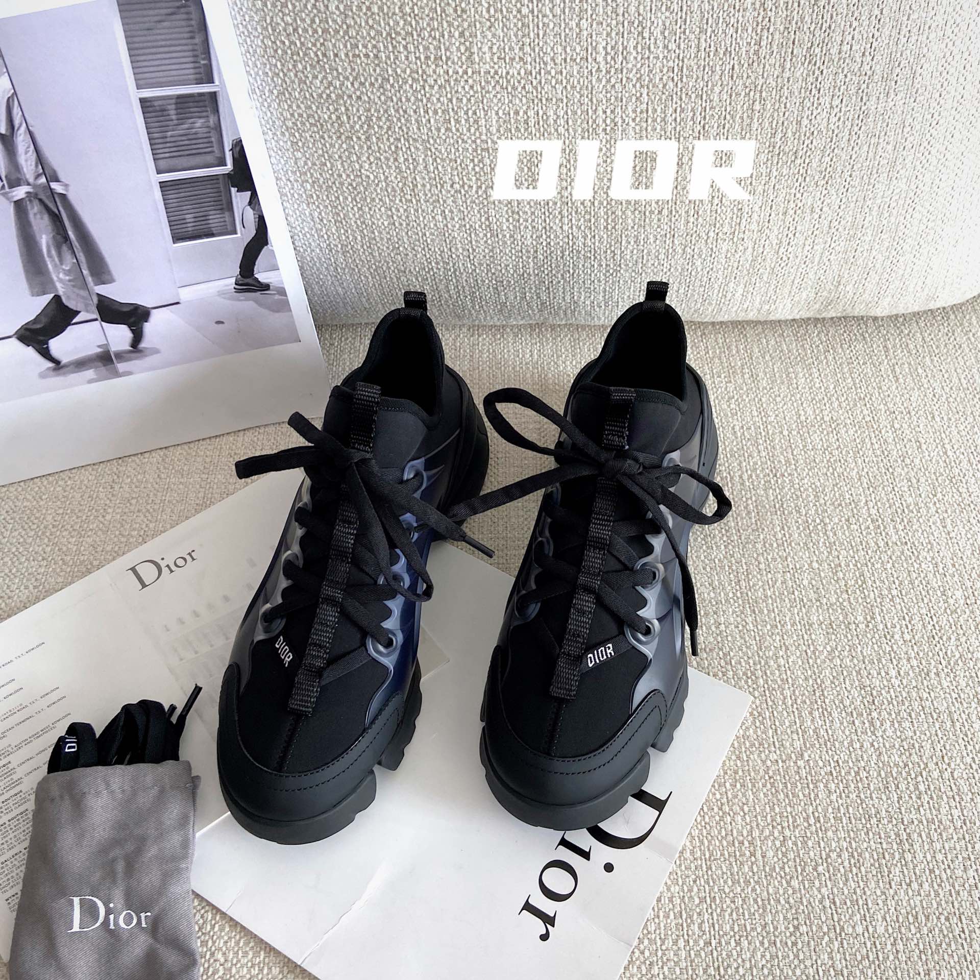 Dior new thick bottom sneakers casual shoes