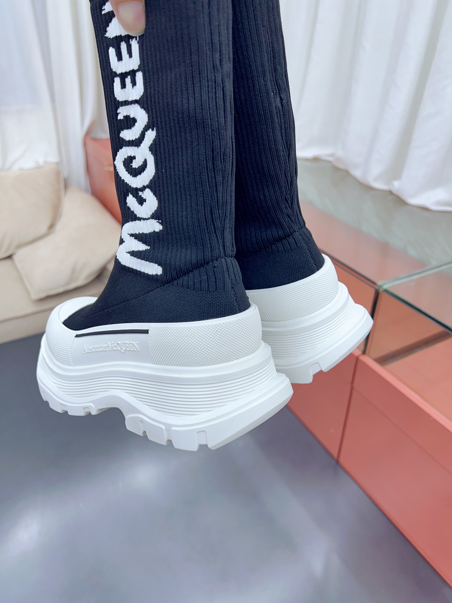 Alexander MCqueen SS New knited socking boots (unisex model)