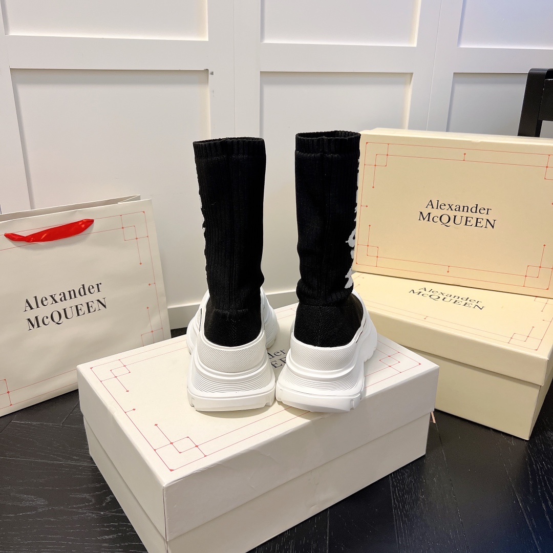 Alexander McQueen women sneakers sock boots