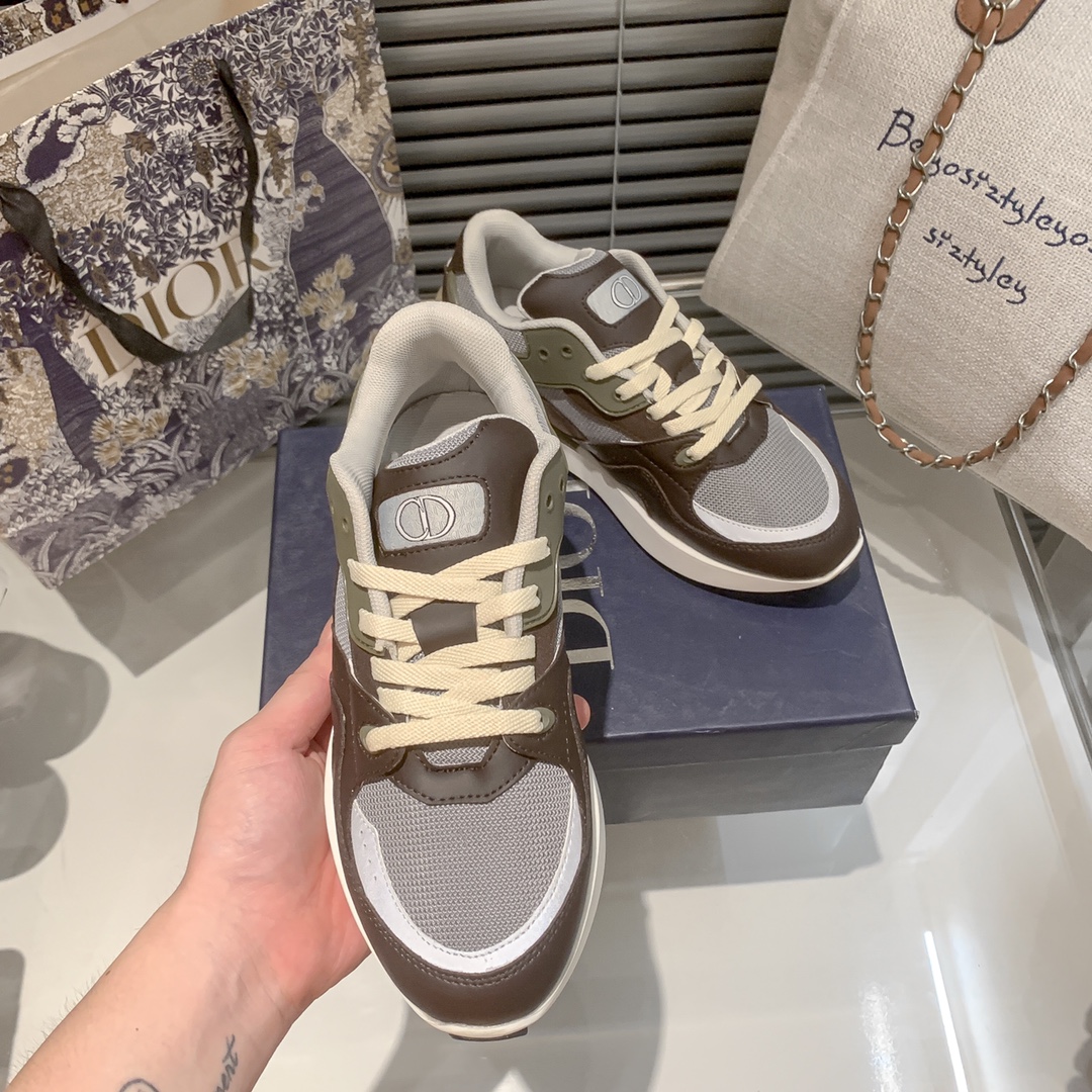 Dior new fluorescent sneakers casual shoes