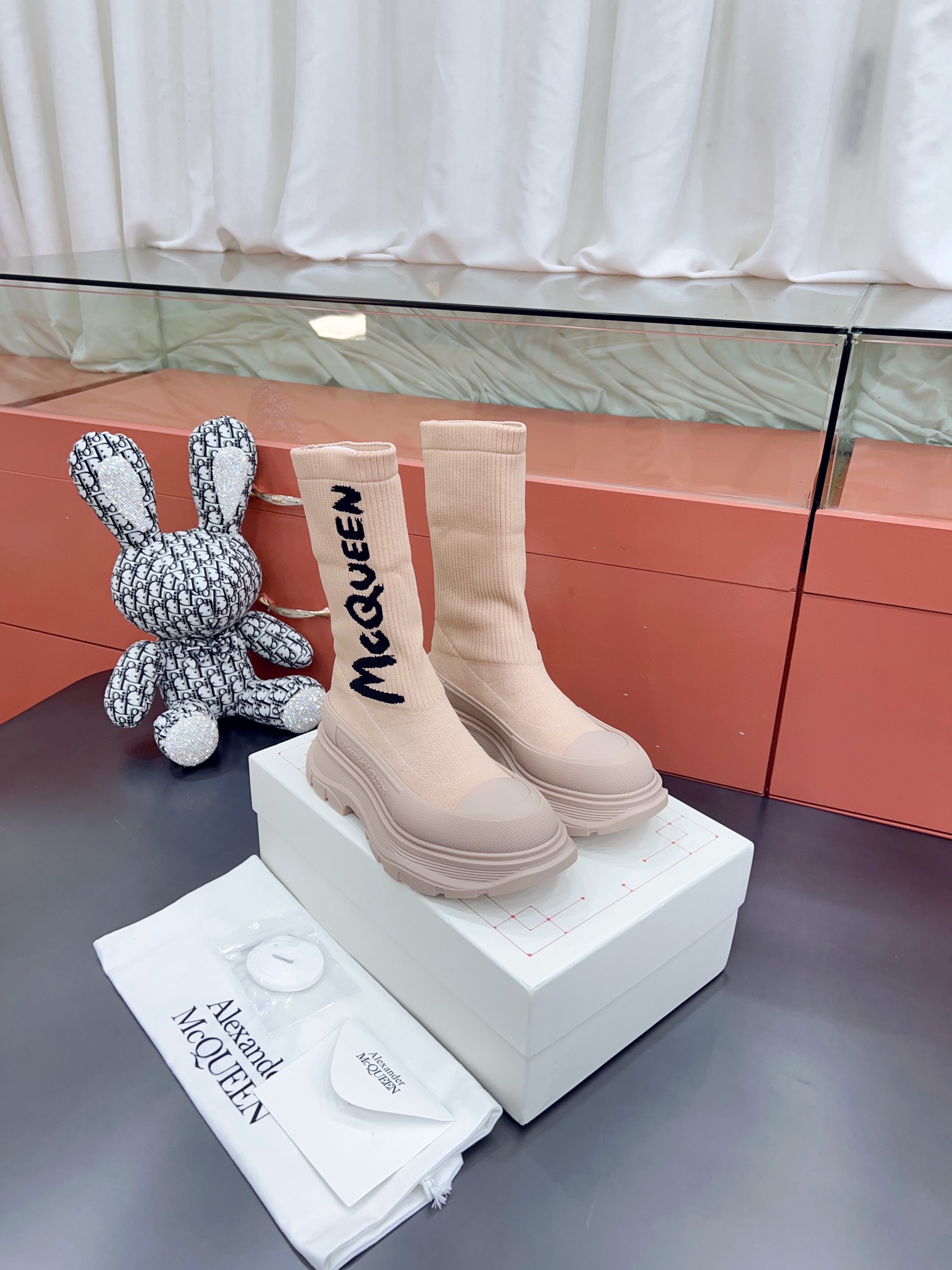 Alexander MCqueen SS New knited socking boots (unisex model)