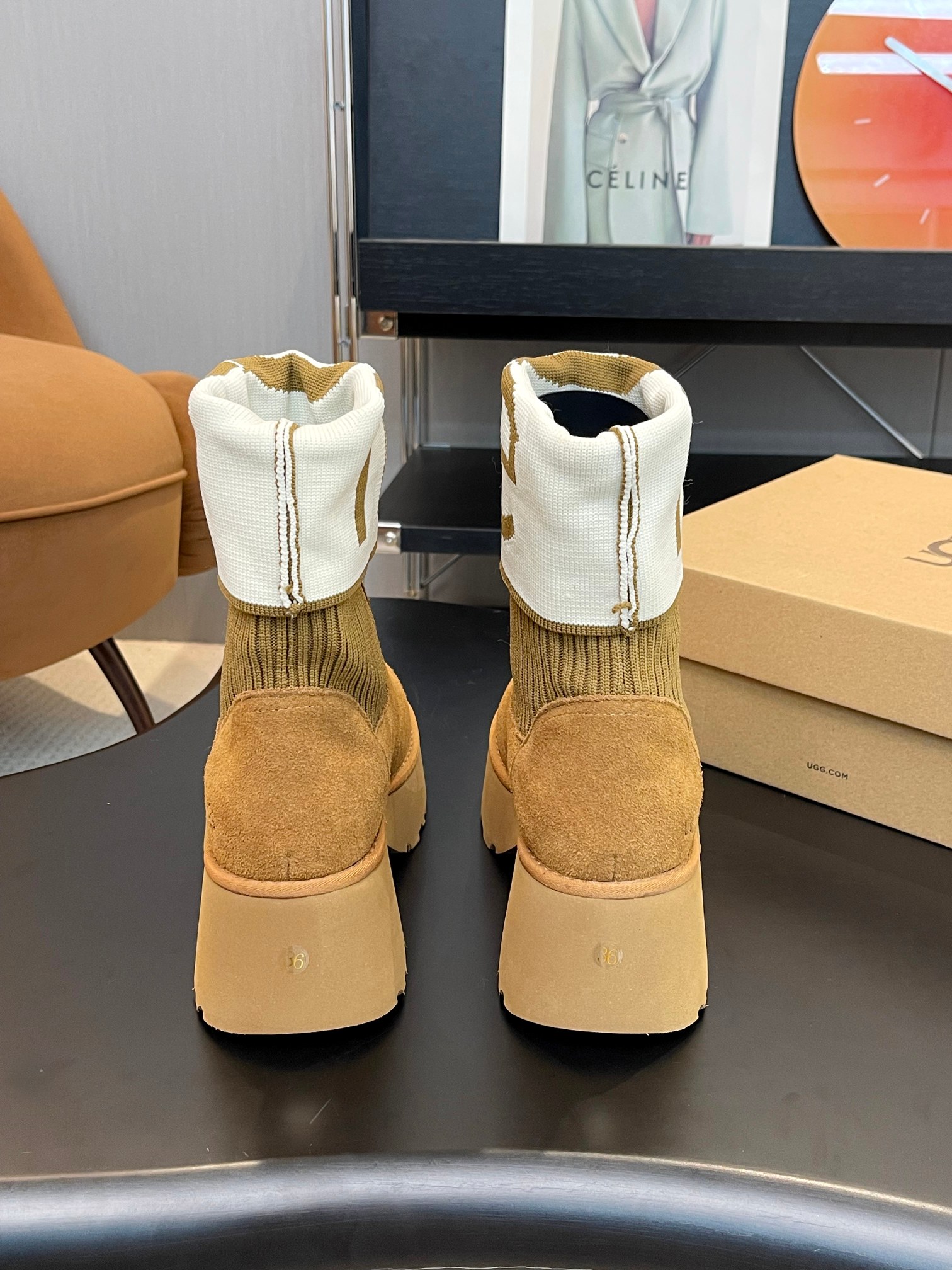 ugg thick sole martin boots woolen boots wool lining