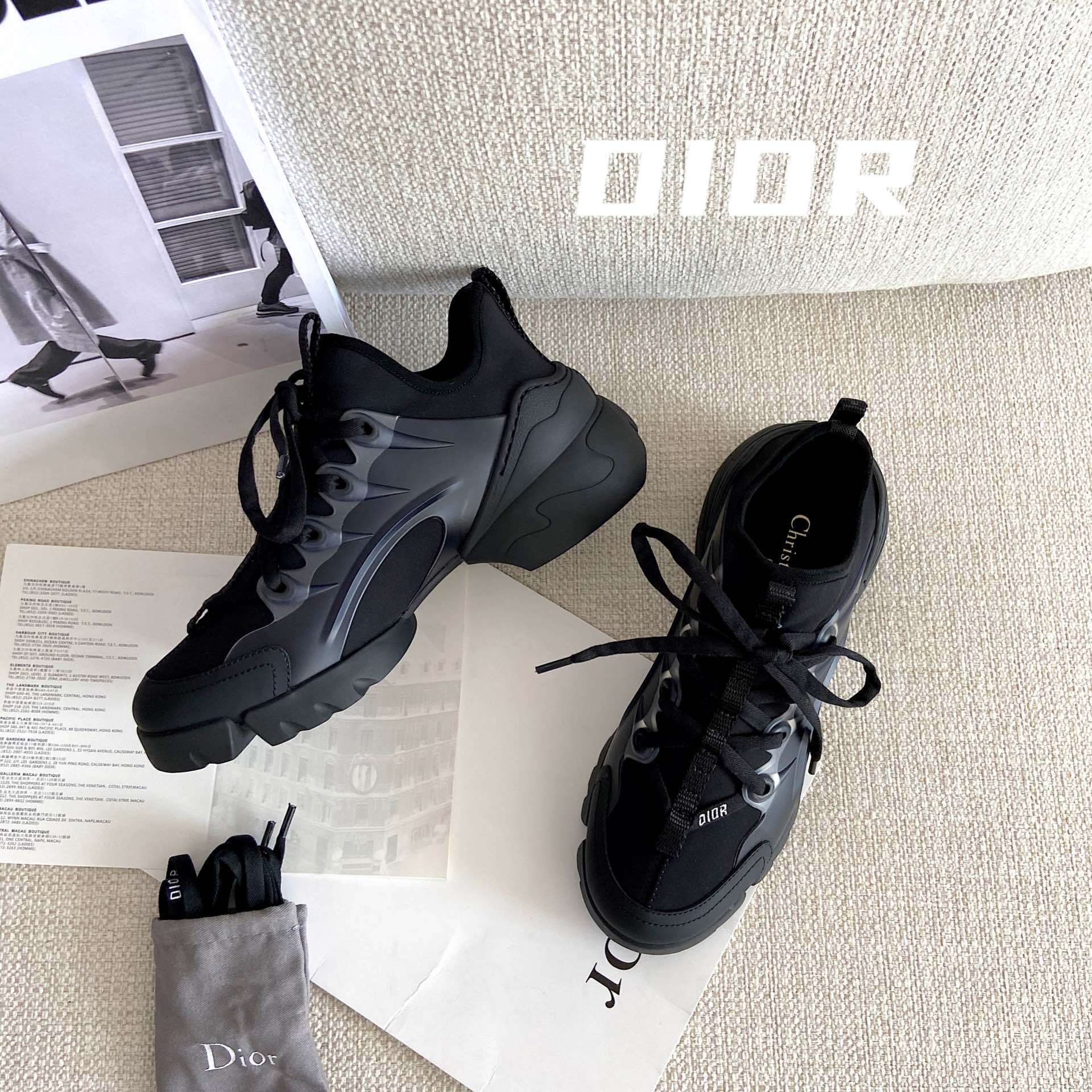 Dior new thick bottom sneakers casual shoes