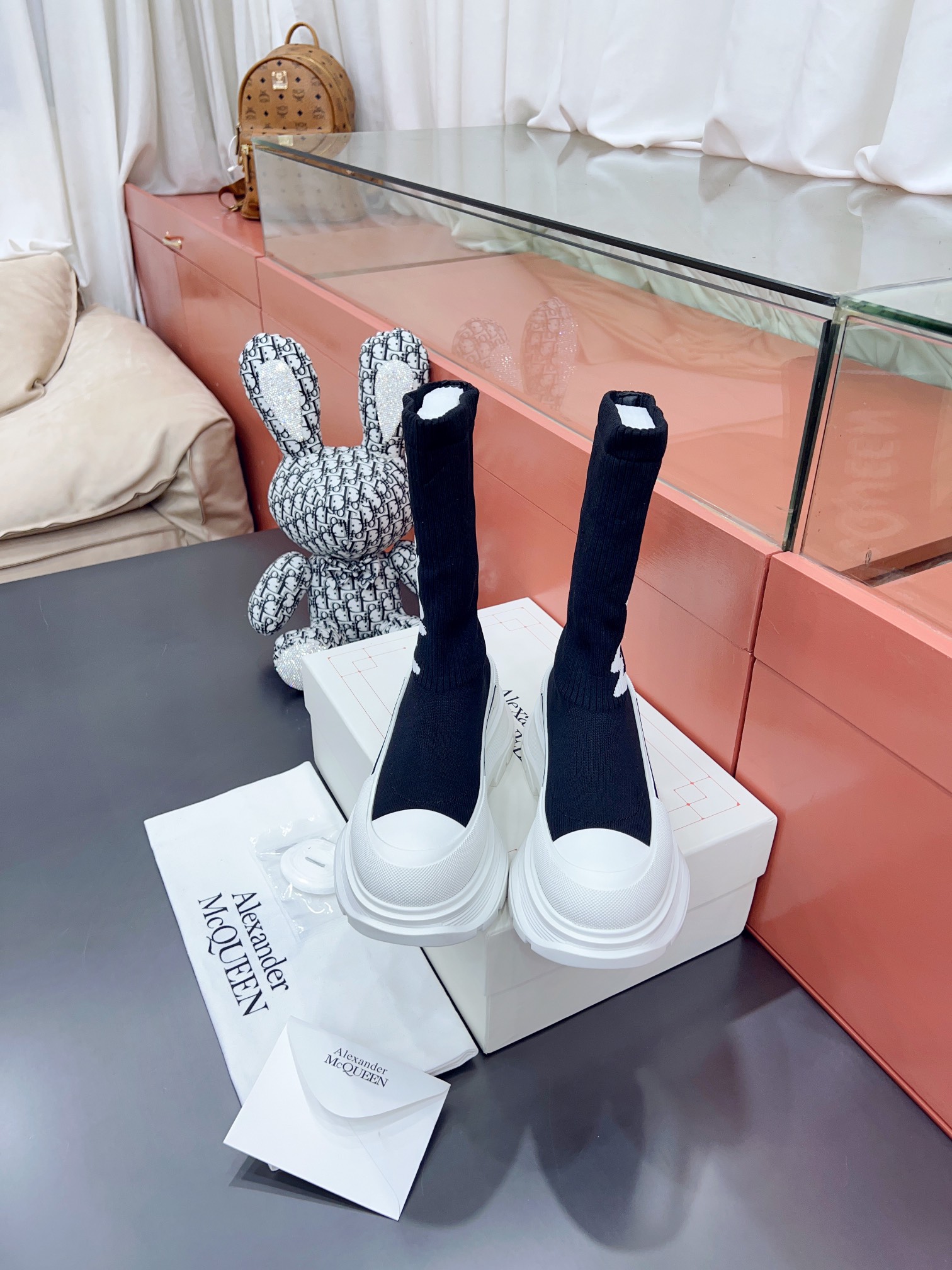 Alexander MCqueen SS New knited socking boots (unisex model)