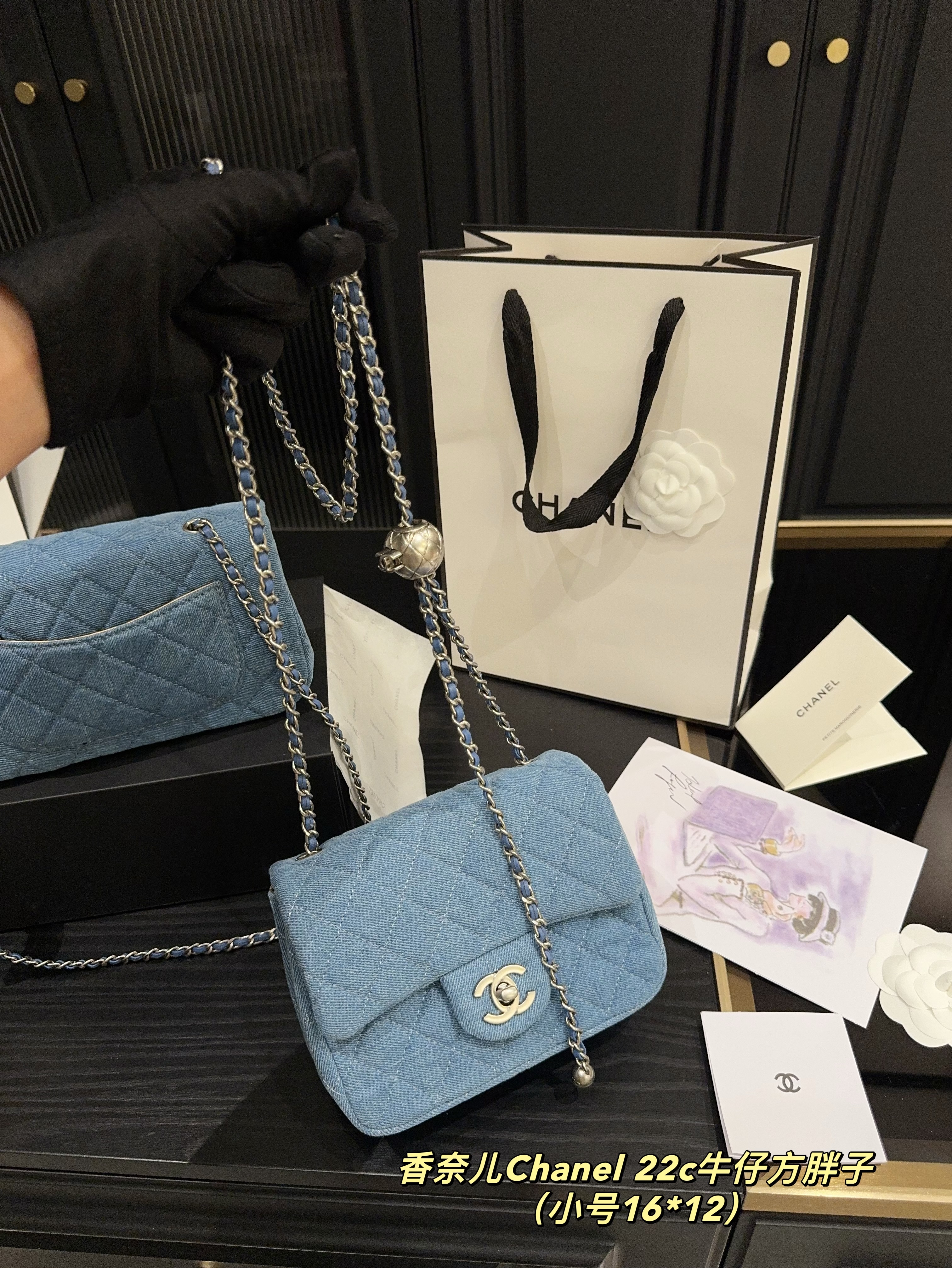 L Design 22 Denim Canvas Bags