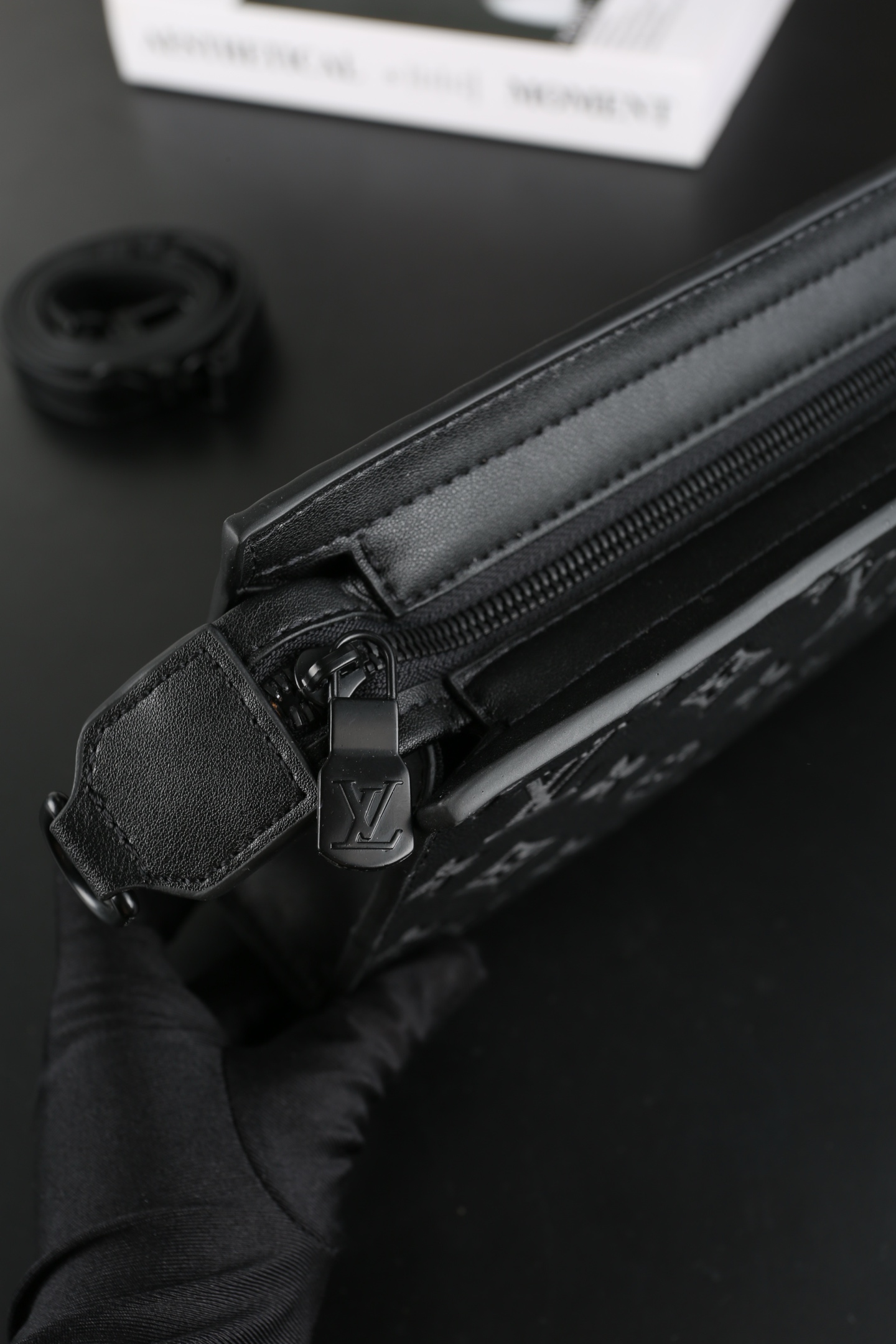 L Design New Gaston Embossed Clutch