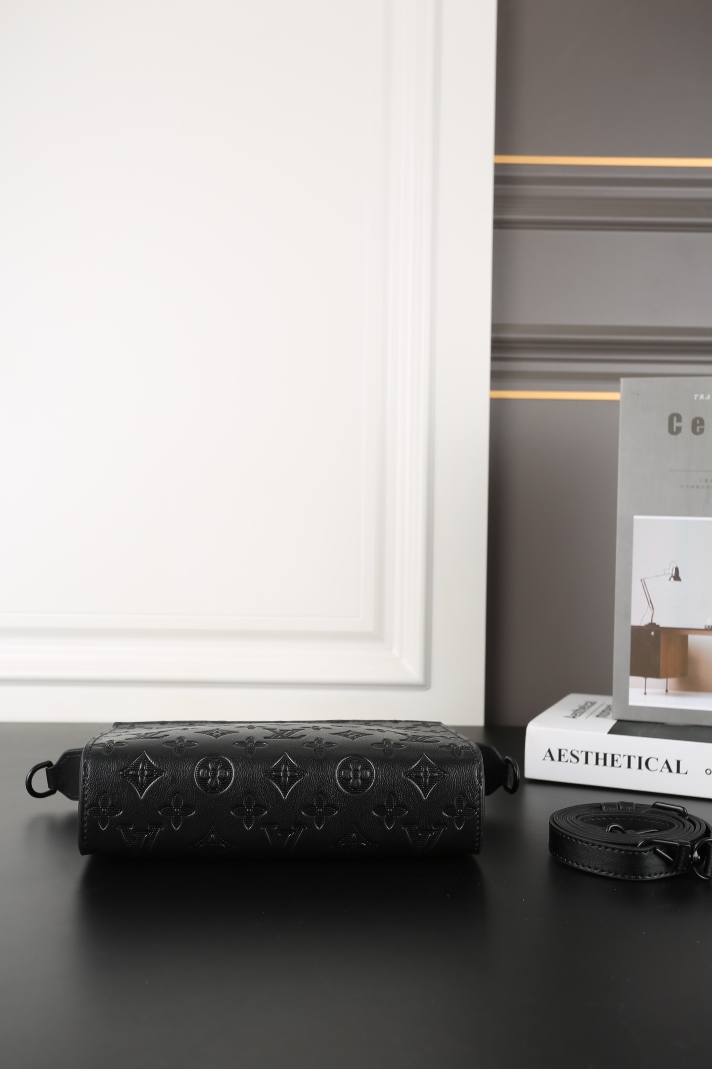 L Design New Gaston Embossed Clutch