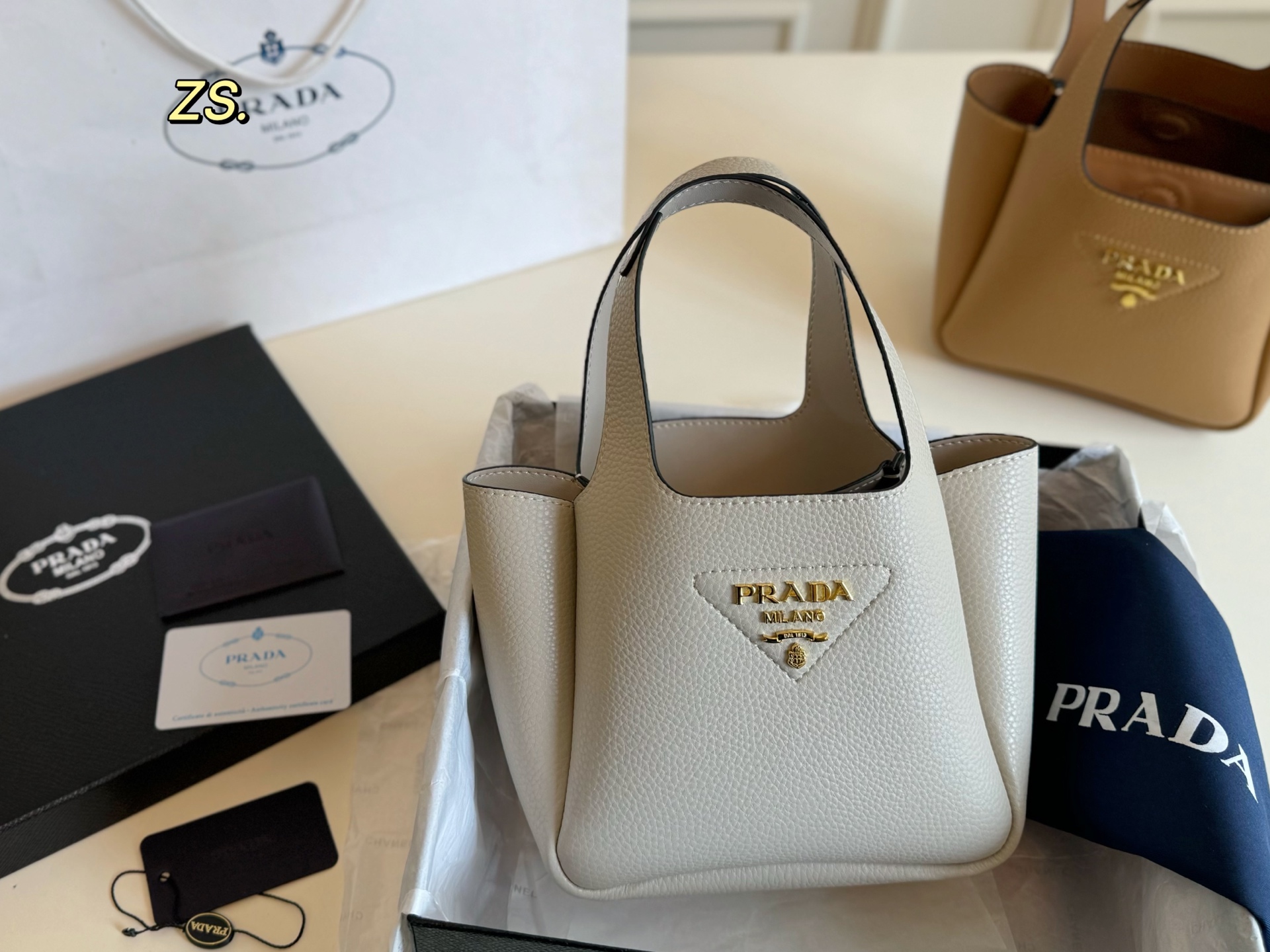 P Design Mini Shopping Basket Tote Bag