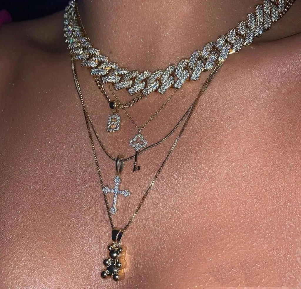 Y Cuban Chunky Necklace