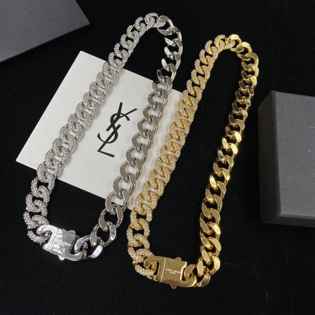 Y Cuban Chunky Necklace