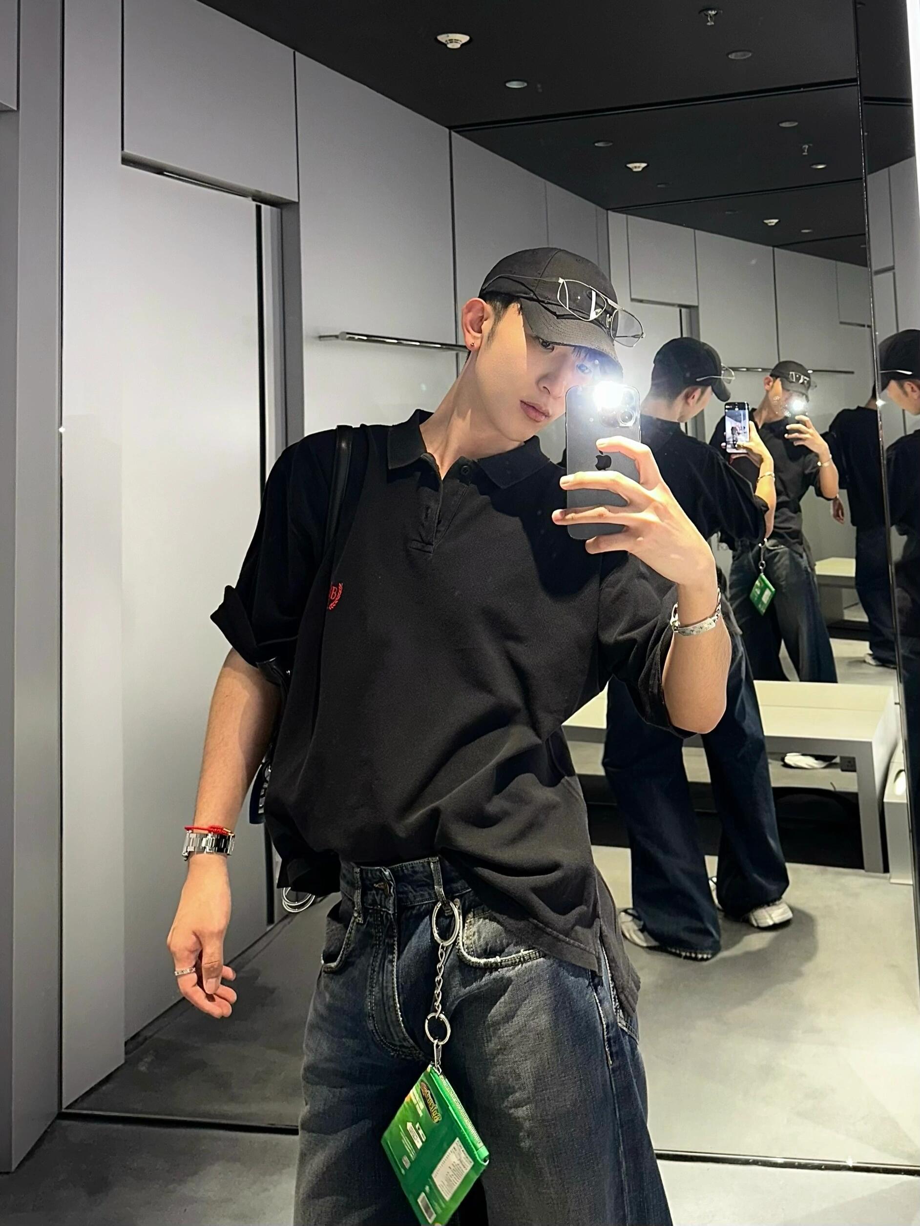 B design potato chip bag clutch accessories key ring pendant