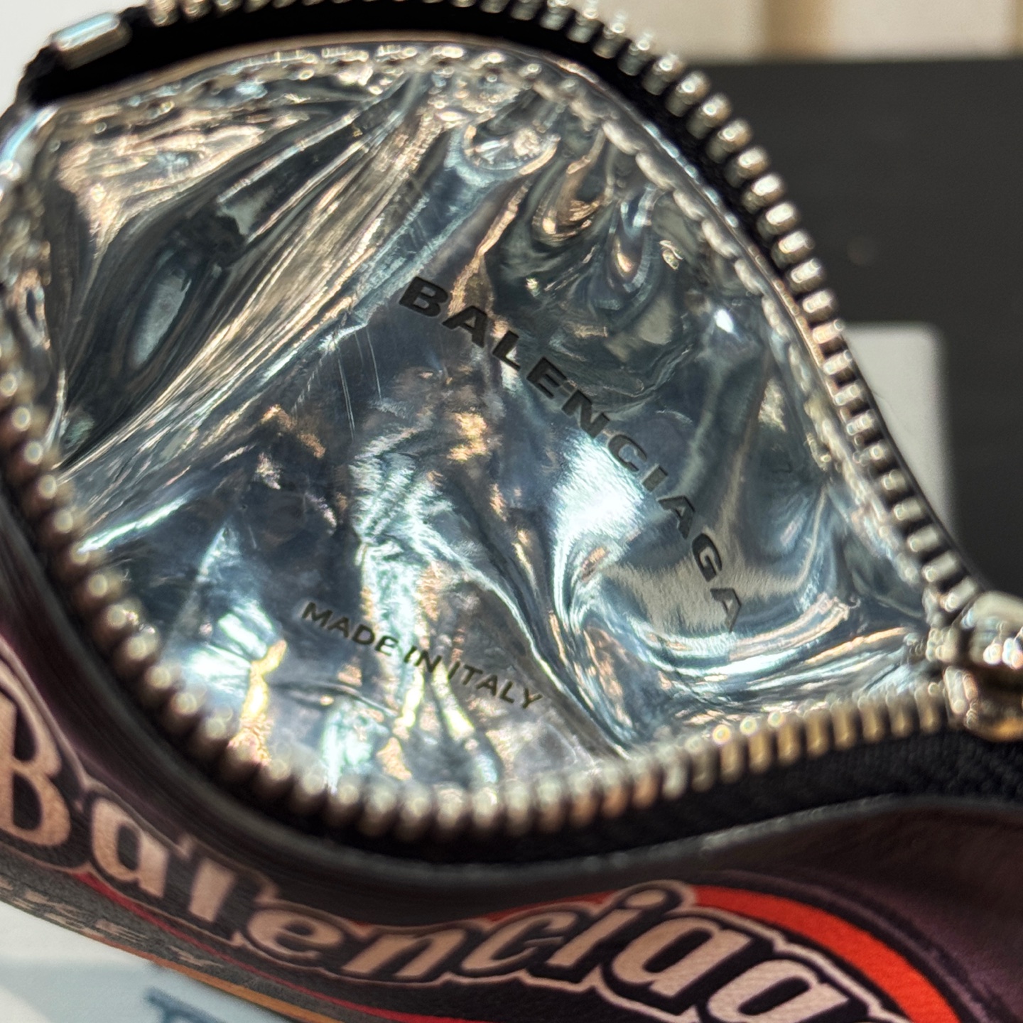 B design potato chip bag clutch accessories key ring pendant