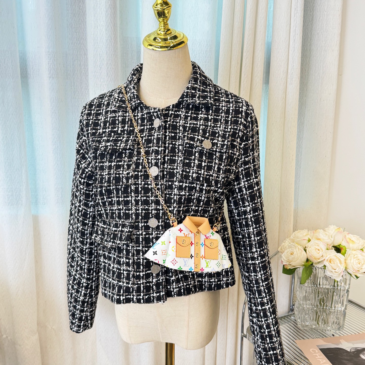 L design mini clothing messenger bag/headphone bag/lipstick bag