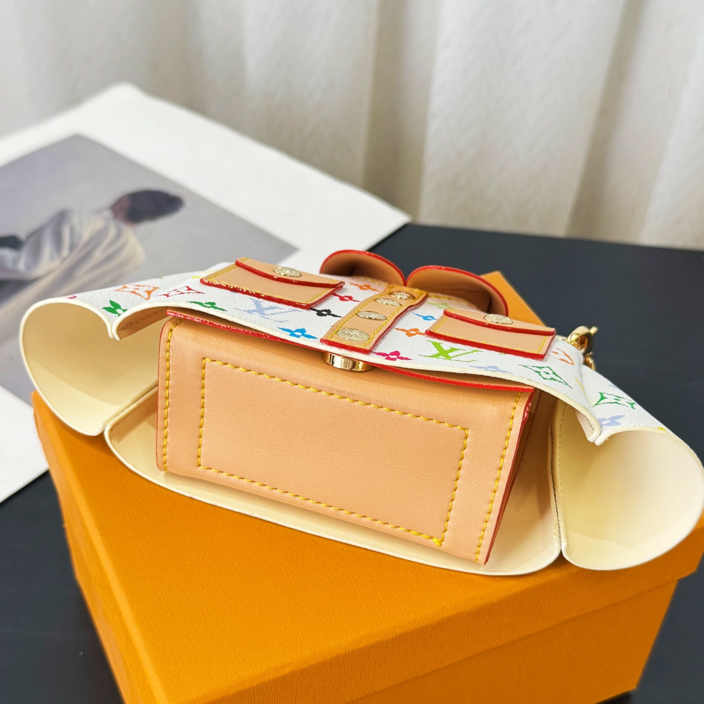 L design mini clothing messenger bag/headphone bag/lipstick bag