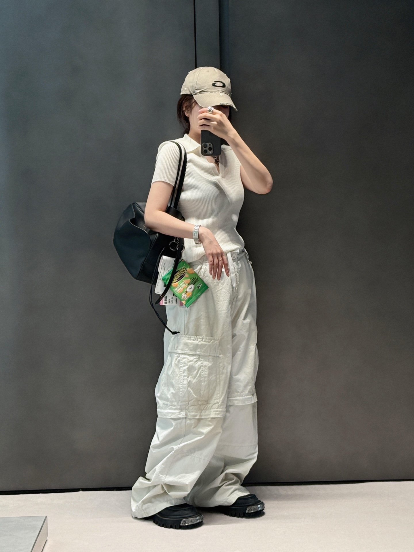 B design potato chip bag clutch accessories key ring pendant